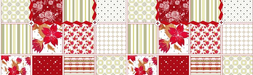 Patchwork Patterns by Wall Art Prints