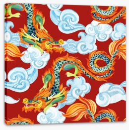 Dragons Stretched Canvas 100093773