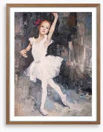 Little ballerina Framed Art Print 100958498