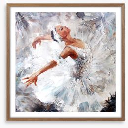 Prima ballerina Framed Art Print 100958512