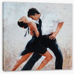Tango for two Stretched Canvas 101626857