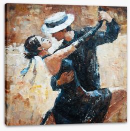 Tango for two Stretched Canvas 101626950