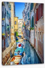 Gondola canal Stretched Canvas 102034057