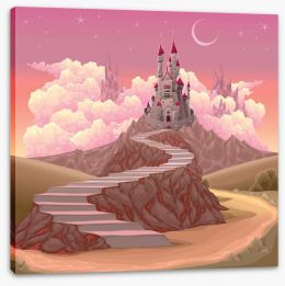 Fairy Castles Stretched Canvas 102321728