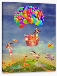 Balloons Stretched Canvas 102411925