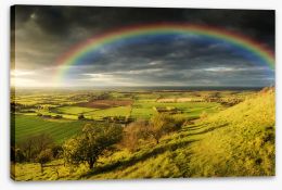 Rainbows Stretched Canvas 102648092