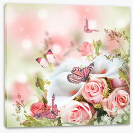 Butterflies Stretched Canvas 102741160
