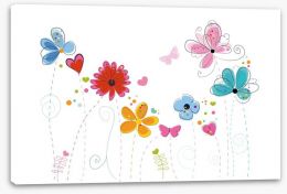 Fun Gardens Stretched Canvas 102870666