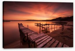 Jetty Stretched Canvas 103023376