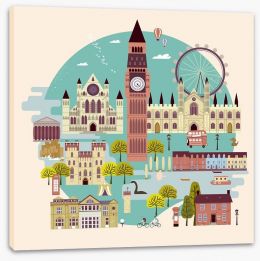 London Stretched Canvas 103237111