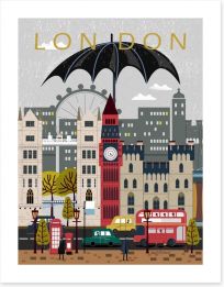 Welcome to London Art Print 103237152