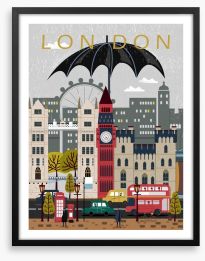 Welcome to London Framed Art Print 103237152