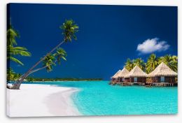 Bure by the beach Stretched Canvas 104267207
