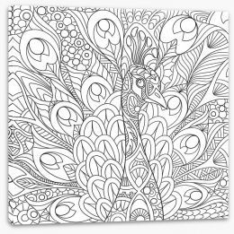 Colour Your Own Stretched Canvas 104590890