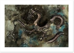 Dragons Art Print 104745204