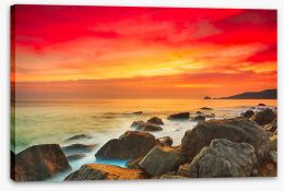 Sunsets / Rises Stretched Canvas 104822093
