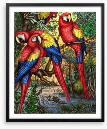 Birds Framed Art Print 105034428