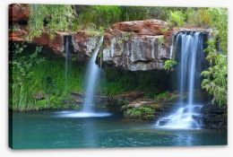 Fern Pool in Karijini National Park Stretched Canvas 105082061
