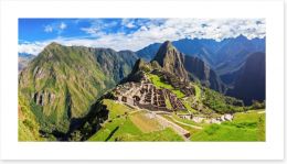Machu Picchu panorama Art Print 105089842