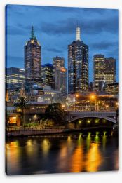 Melbourne Stretched Canvas 105471876
