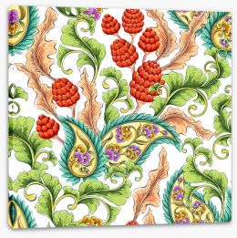 Paisley Stretched Canvas 105514956