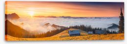 Mountains Stretched Canvas 105788292
