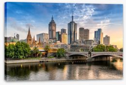 Melbourne Stretched Canvas 105969153