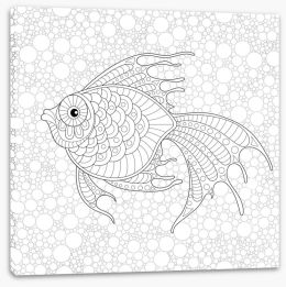 Colour Your Own Stretched Canvas 107645665