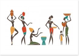 African Art Art Print 108035893