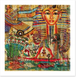Egyptian abstractions Art Print 10851716