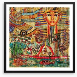 Egyptian abstractions Framed Art Print 10851716
