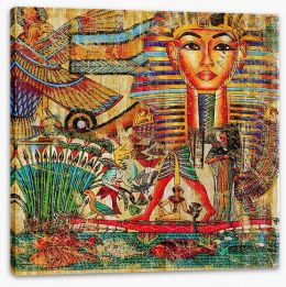 Egyptian abstractions Stretched Canvas 10851716