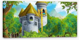Fairy Castles Stretched Canvas 108629599