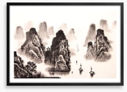 Chinese Art Framed Art Print 109279582