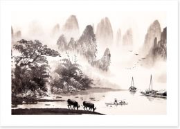 Chinese Art Art Print 109279607