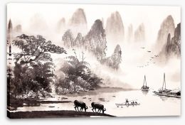 Chinese Art Stretched Canvas 109279607