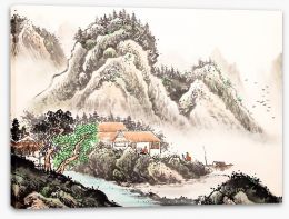 Chinese Art Stretched Canvas 109279622