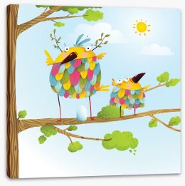 Fun Gardens Stretched Canvas 109422819
