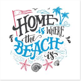 Beach House Art Print 109507914