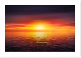 Sunsets / Rises Art Print 109637179