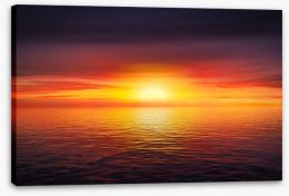 Sunsets / Rises Stretched Canvas 109637179