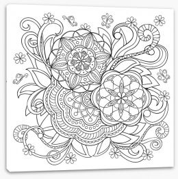 Colour Your Own Stretched Canvas 109744934