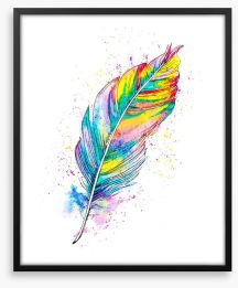 Of a feather Framed Art Print 110762138