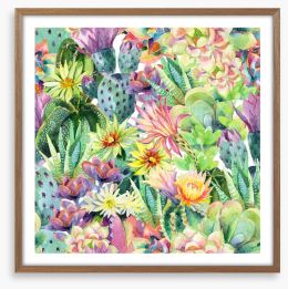 Desert bloom Framed Art Print 111780046