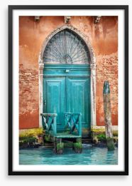 Doorway to Venice Framed Art Print 112562975