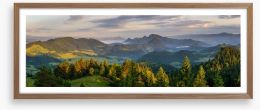 Pieniny panorama Framed Art Print 114383422