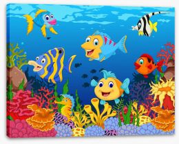 Under The Sea Stretched Canvas 114567625