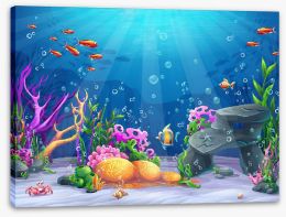 Under The Sea Stretched Canvas 115199194