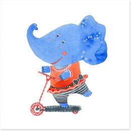 Elephants Art Print 115318955