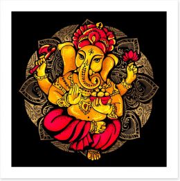 Lord Ganesha Art Print 115994590